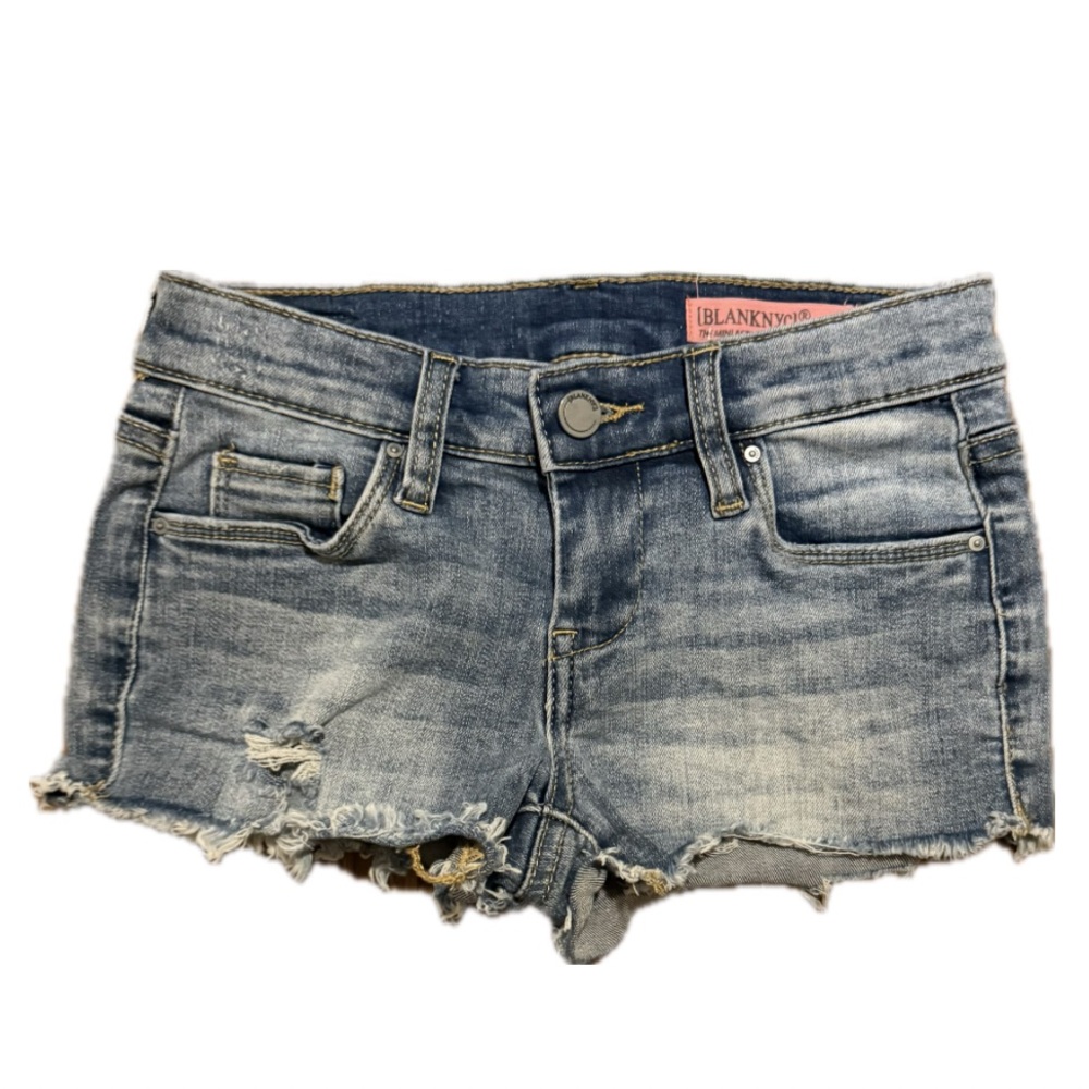 BlankNYC Girls the mini Astor shorts size 7 in excellent condition - Picture 2 of 5